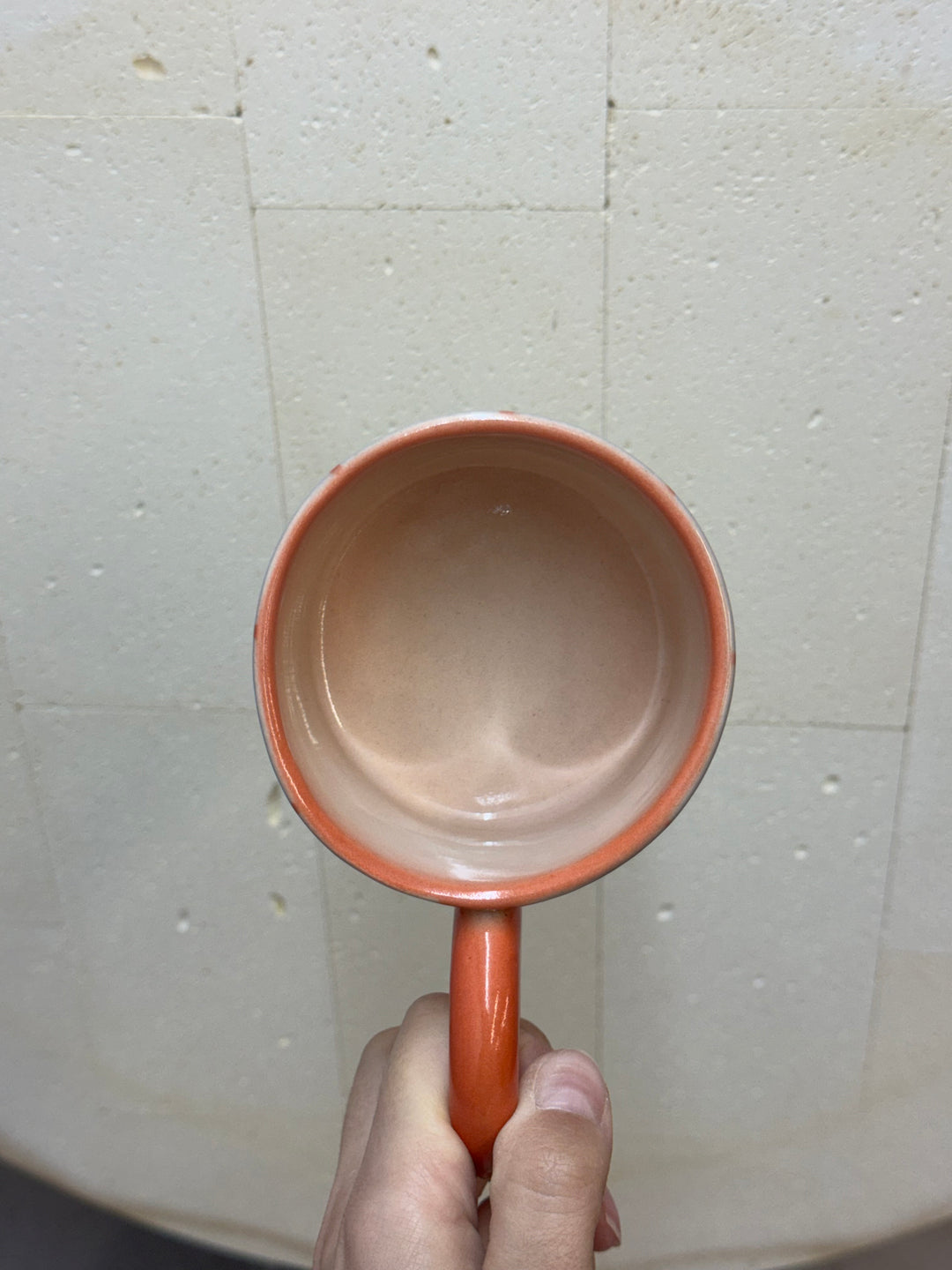 OUTLET Kubek Gradient Western Dot truskawka/lawenda- 400 ml