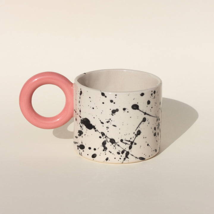 Kubek w plamki/Pink - 400 ml