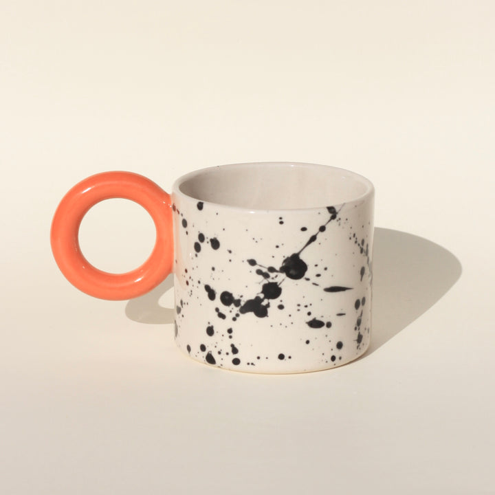 Kubek w plamki/Orange - 400 ml
