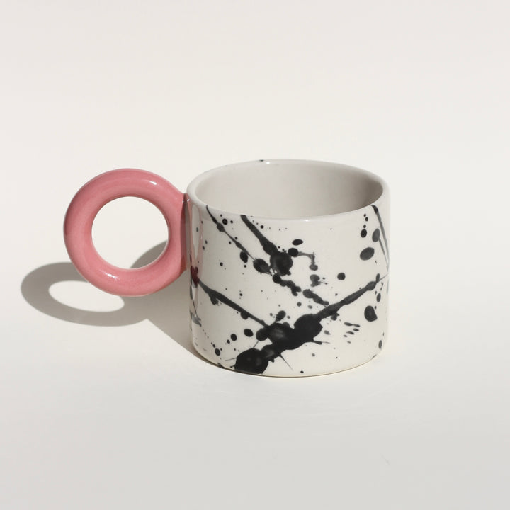 Kubek w plamki/Pink - 400 ml
