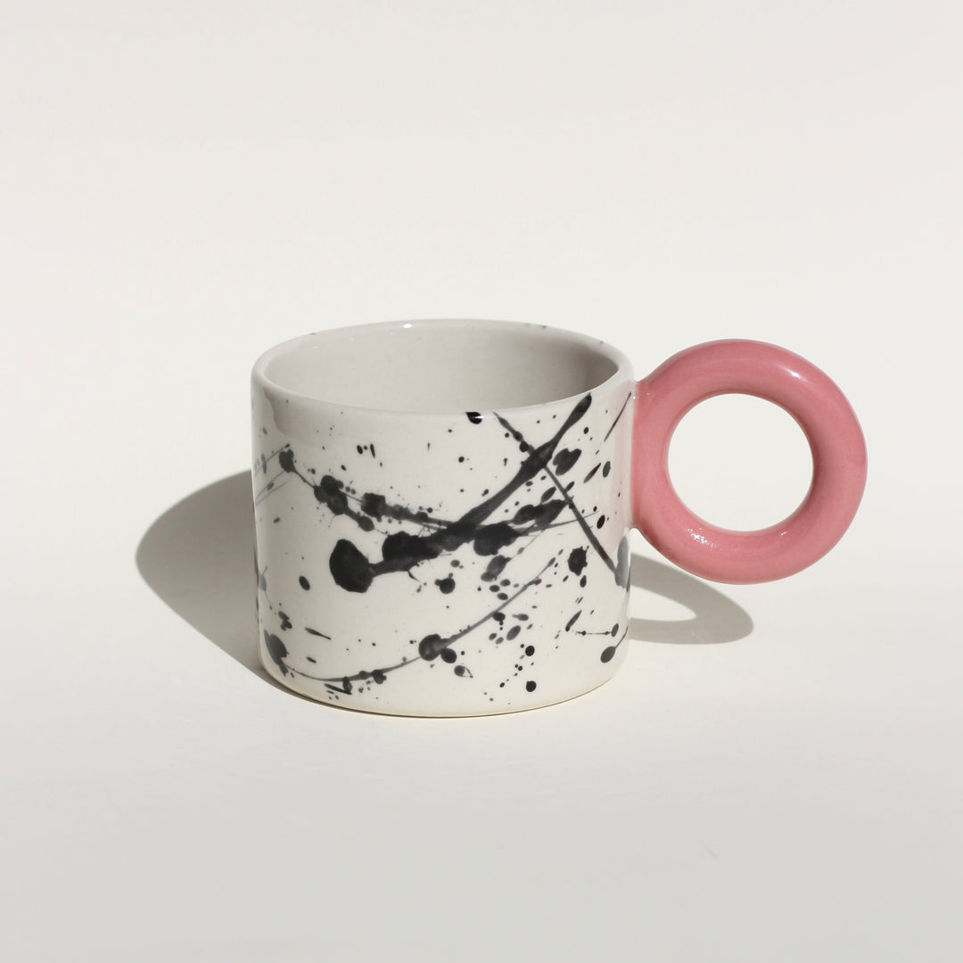 Kubek w plamki/Pink - 400 ml