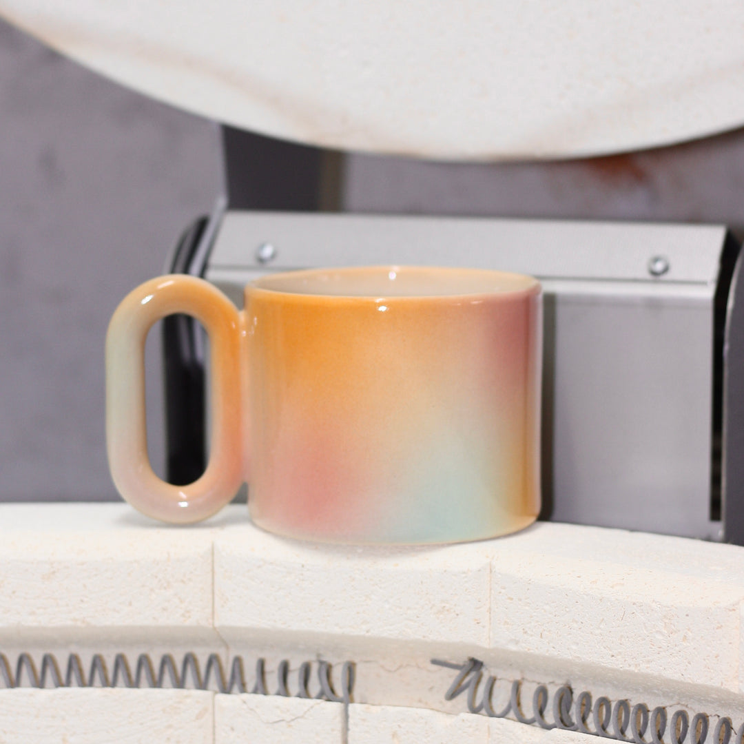 OUTLET Kubek Gradient 2.0 mięta/pomarańcz/róż - 400 ml