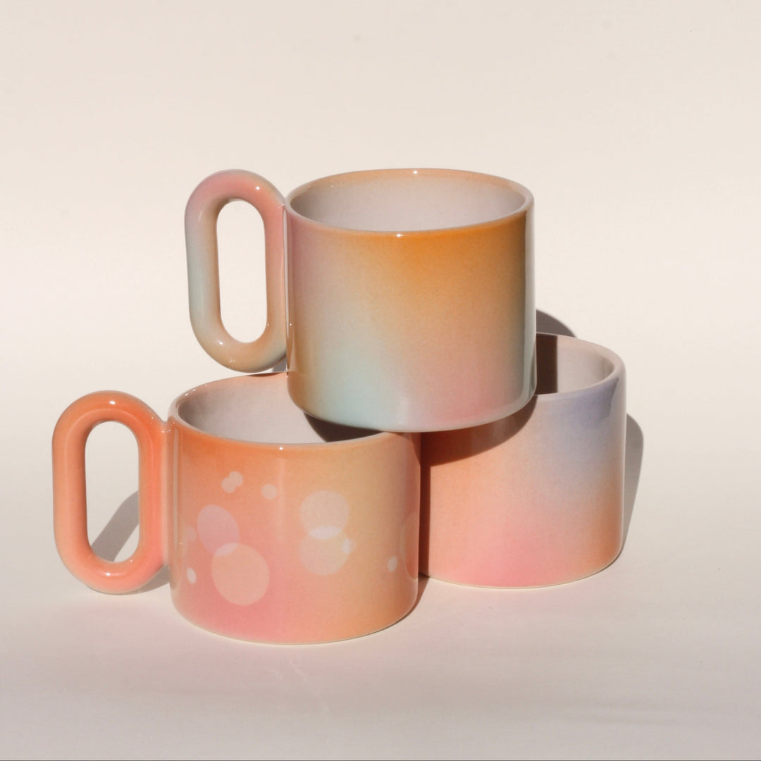 Kubek Gradient 2.0 borówka/róż/pomarańcz - 400 ml