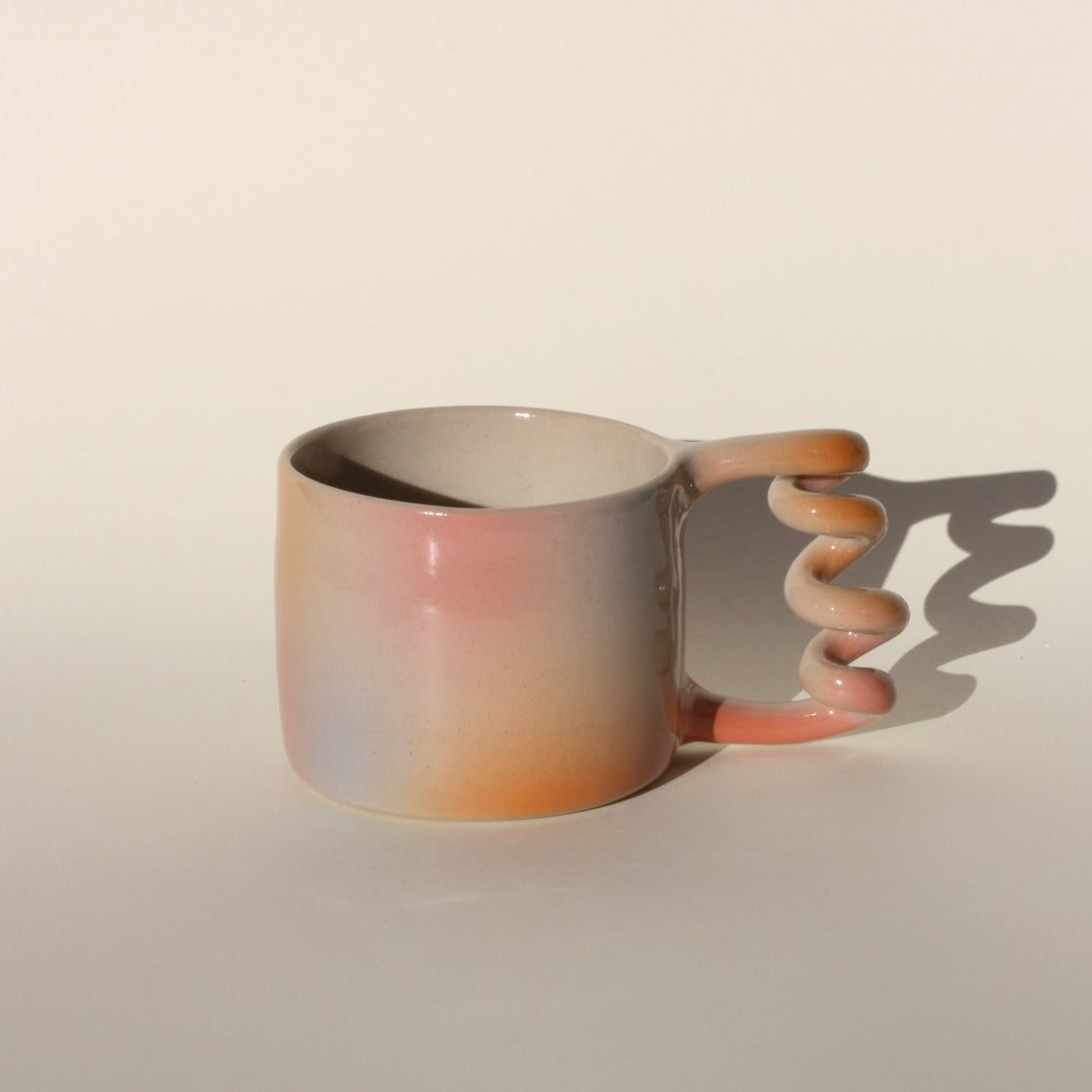 Kubek Sprężynka róż/fiolet/pomarańcz- 300 - 350 ml