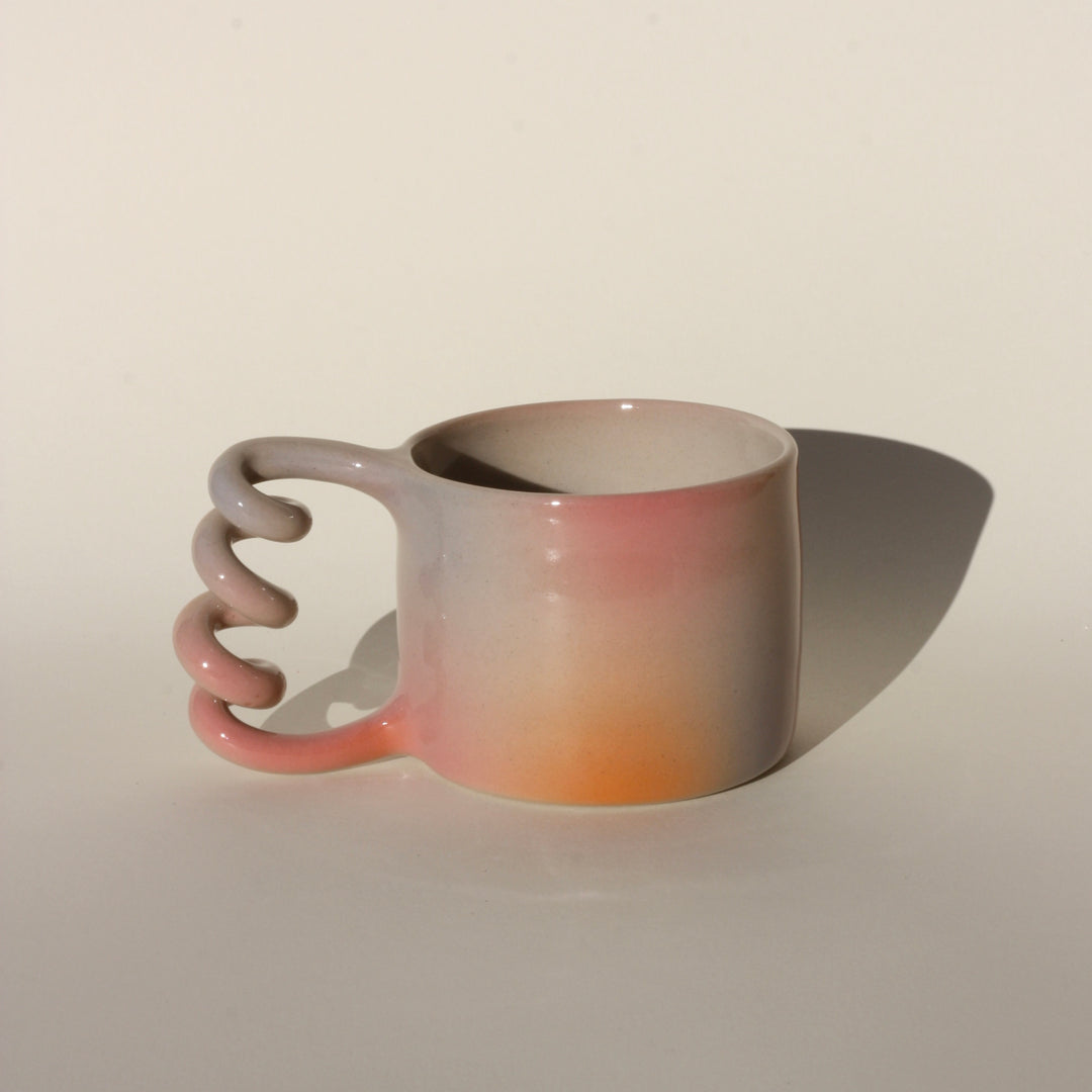 Kubek Sprężynka róż/fiolet/pomarańcz- 300 - 350 ml