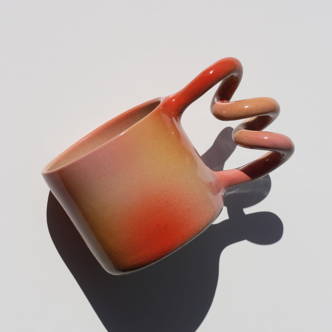Kubek Gradient Loop truskawka/cytryna - 350 ml